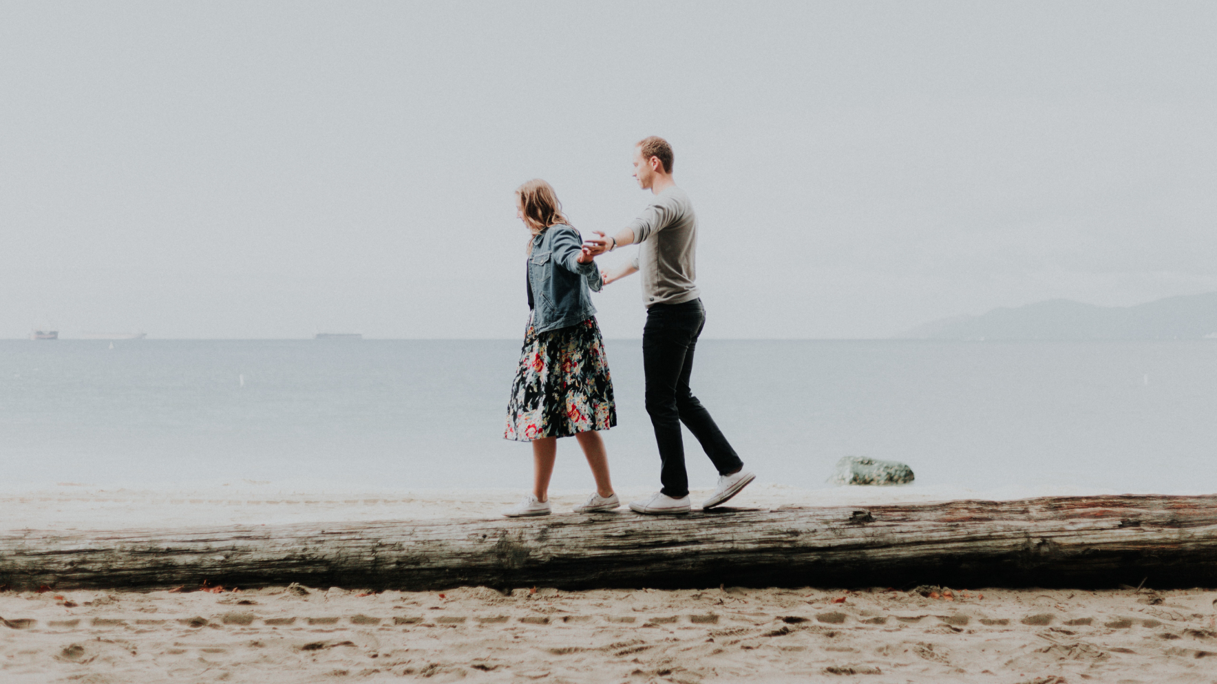 Couple walking